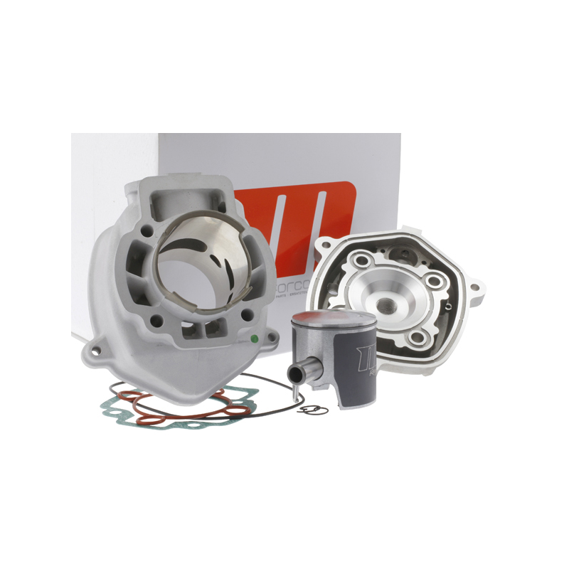 Zylinder Aluminium Motoforce Racing 70 CC Flüssigkeit monofascia für Mot.Piaggio 50 LC sp.Ø 12