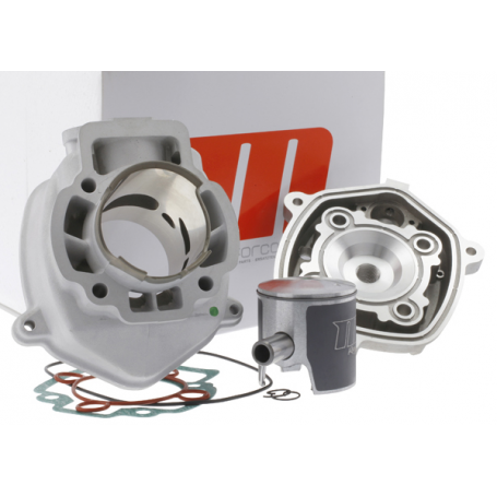 Cylindre Alu Motoforce Racing 70 CC mono segment liquide pour Moteur. Piaggio 50 LC sp.Ø 12