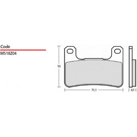 Pastillas de freno Brembo Racing Z04 para Kawasaki Z 1000 10-, Z… | MotoGM