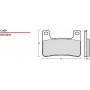 Brake Pads Brembo Racing Z04 for Kawasaki Z 1000 10-, Z 1000 SX, ZX-10R 08-, Suzuki Radial Calipers 04-, M518Z04