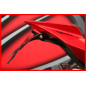Portamatrículas regulable negro Evotech para Aprilia RSV4 Portamatrículas regulable negro Evotech para Aprilia RSV4