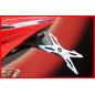Portamatrículas regulable negro Evotech para Aprilia RSV4 Portamatrículas regulable negro Evotech para Aprilia RSV4
