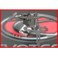 Portamatrículas regulable negro Evotech para Aprilia RSV4 Portamatrículas regulable negro Evotech para Aprilia RSV4
