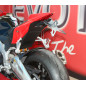 Kennzeichenhalter verstellbar schwarz Evotech für Aprilia RSV4