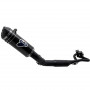 LIGNE COMPLÈTE TERMIGNONI YAMAHA TMAX 530 12-14, T-MAX 530 15-16 noire carbon, Y099094CVB