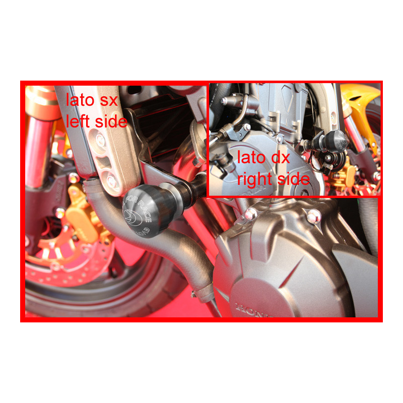 Protector de chasis Evotech Defender para Honda Hornet 600 07-10, CBF 600 S/N 08-09