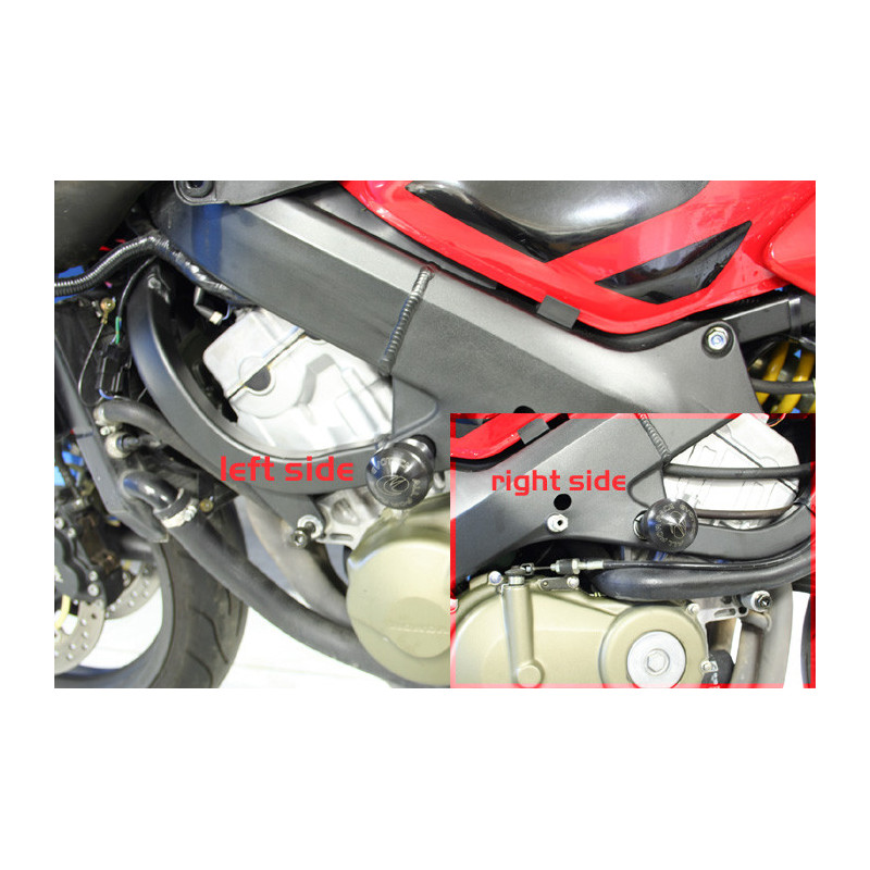 Fairing guard Evotech Defender for Honda CBR 600 F/Sport 01-06, Drill Right and Left fairing Fairing guard Evotech Defender for Honda CBR 600 F/Sport 01-06, Drill Right and Left fairing