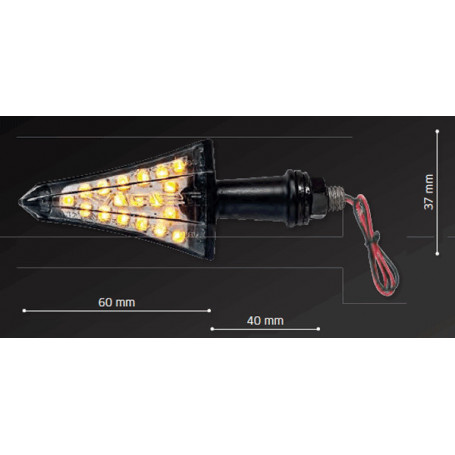 Frecce Viper Far Omologata Led (2 pezzi)