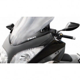 ORION MIRRORS BLACK STREET LEGAL MAT BLACK FOR YAMAHA T-MAX 500 04-11, T-MAX 530 12-, whit logo