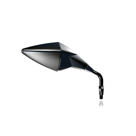 Espejo homologado Aircut Orion negro brillante da Manillar con adatt… | MotoGM