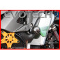 Protector de chasis Evotech Defender para Kawasaki ZX-6R 09-10, si fora carenado lato derecho y izquierdo