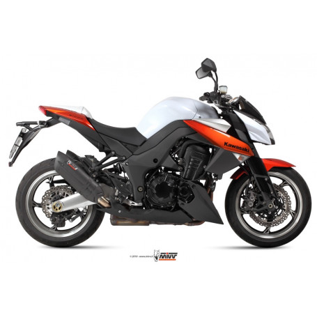 Terminales homologados Mivv Suono Steel Black Kawasaki Z 1000 10-, Z 1000 SX