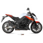 Terminali omologati Mivv Suono Steel Black Kawasaki Z 1000 10-, Z 1000 SX