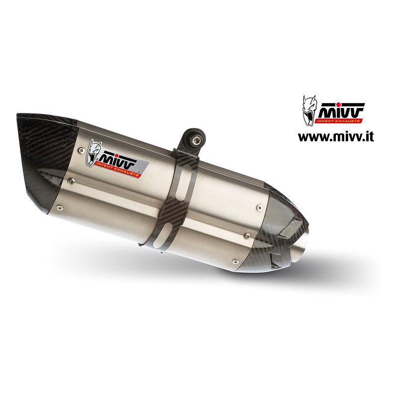 Terminal homologado Mivv Suono titanio completo Kawasaki Z 1000 10-, Z 1000 SX