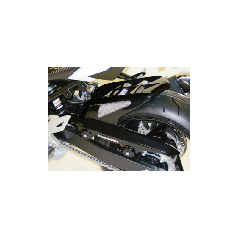 Guardabarros trasero Powerbronze in ABS negro para Suzuki GSR 750 | MotoGM
