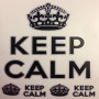 Sticker Keep Calm 13 cm x 16 cm