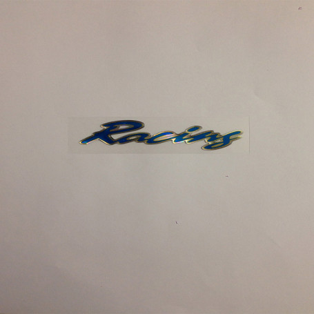 Sticker Racing 3D Blue
