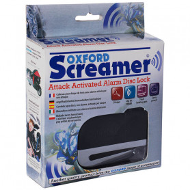 Bloqueadisco sonoro OXFORD SCREAMER da 7 mm para moto y scooter | MotoGM