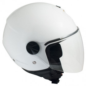 Casco Jet CGM Florence 107A Bianco Brillante | MotoGM