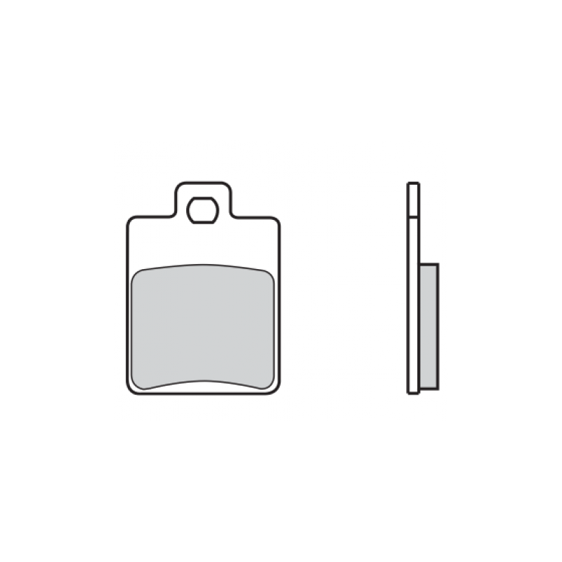 Pastilla de freno Braking 808SM1, 1 par para 1 disco