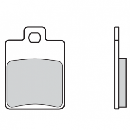 PLAQUETTE DE FREIN Braking 808SM1, 1 couple pour 1 disque