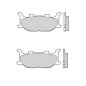 Pastilla de freno Braking 777SM1, Skyliner 250, Majesty 250 98-01, Majesty 400, TMAX 500 04-07