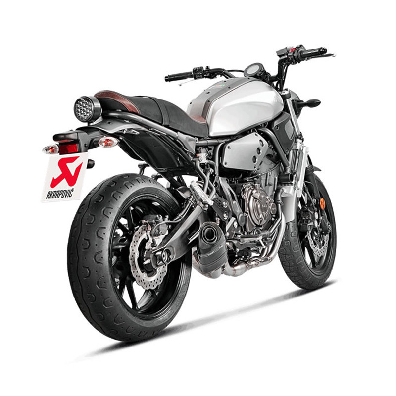 LIGNE COMPLÈTE AVEC POT EN CARBONE AKRAPOVIC RACING PAS HOMOLOGUÉ YAMAHA XSR 700, MT07