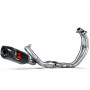 LIGNE COMPLÈTE AVEC POT EN CARBONE AKRAPOVIC RACING PAS HOMOLOGUÉ YAMAHA XSR 700, MT-07