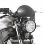 Cupolino Cafè racer alluminio nero 20,5 X 26,5 (HXL) con attacchi Yamaha XSR 700