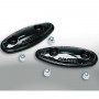 Malossi MIRROR BLOCK-OFF PLATES Yamaha TMAX 500 2001-2007 black 2513138