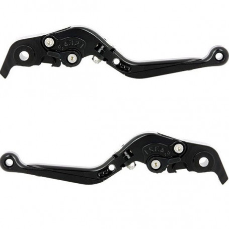 LEVIERS FREIN REPLIABLE YAMAHA TMAX 500 08-10, T MAX 530 12-17, MAJESTY 400 09-, noire