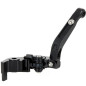 Par de manetas plegables y regulables Yamaha T-MAX 500 08-11 TMAX 530 12-17, Majesty 400 09-13 negro