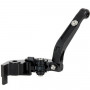 LEVIERS FREIN REPLIABLE YAMAHA TMAX 500 08-10, T MAX 530 12-17, MAJESTY 400 09-, noire