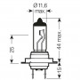 Luce lampada alogena H7 PX26D