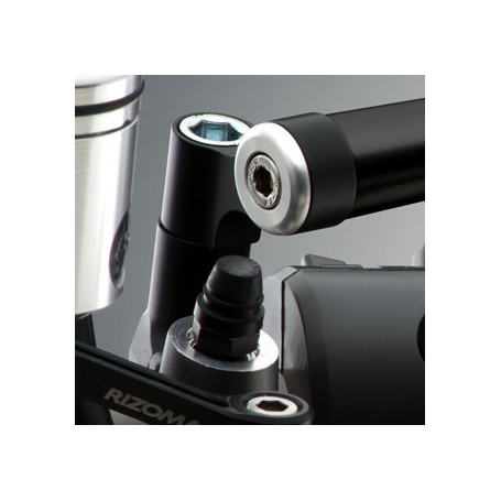 Rizoma mirror adapter BS730B black for MV Agusta Brutale 03-, 1 piece