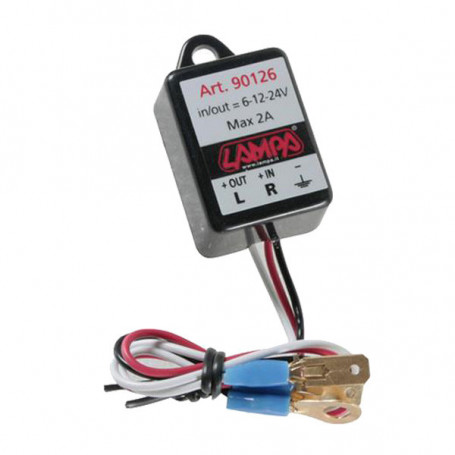 Electronic flasher device for led indicators