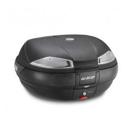 Topcase Kappa Monokey Schwarz matt K53 mit catadiottri trasparenti | MotoGM