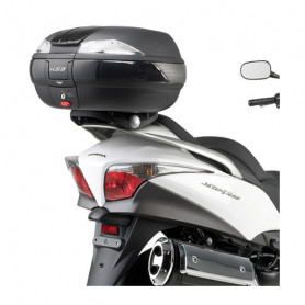 Baúl Kappa Monokey Negro opaco K53 con catadiottri trasparenti | MotoGM
