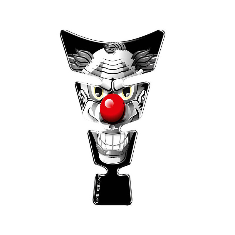 Protector de depósito moto Clown Gris