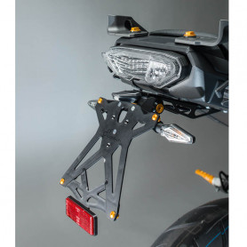 LIGHTECH ADJUSTABLE LICENSE PLATE  Yamaha MT-09 Tracer + RETROREFLECTOR + REAR LIGHT