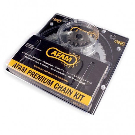 KIT CHAINE AFAM POUR yamaha-mt-09,mt09 tracer,xsr900, CHAINE 525XHRG110+PIGNON 16 DENTS+ COURONNE INOX 45 DENTS