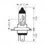 Luce Lampada Alogena H4 Osram Bilux 12V 60/55W P43T Original parts