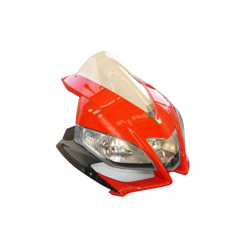 Cúpula Fabbri "Solo Pista" transparente para Aprilia RSV4