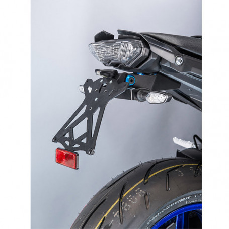 SUPPORT DE PLAQUE REGLABLE LIGHTECH Yamaha MT-10 avec ÉCLAIRAGE LED ET CATADIOPTRE