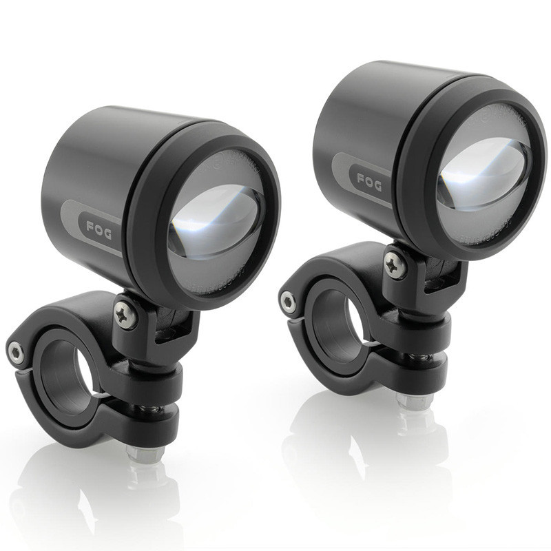 Zusätzliche LED-Scheinwerfer Rizoma Paar mit Bügel EE140B | MotoGM