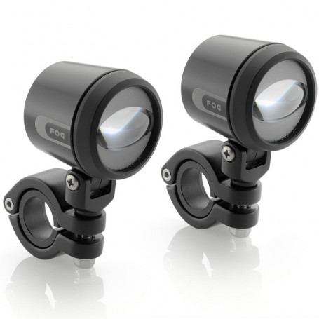 Fari led supplementari Rizoma coppia con staffe EE140B