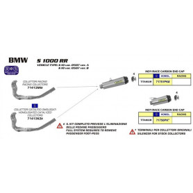 Endschalldämpfer Arrow Works Homologiert Titan für BMW S 1000 RR… | MotoGM