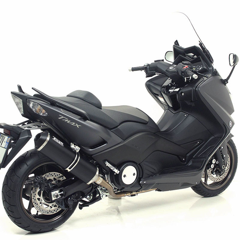 Komplette Auspuffanlage Yamaha TMAX 530 12-16 Giannelli Black line Aluminium 73790B6K