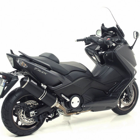 pot d'echappement COMPLÈTE Yamaha TMAX 530 12-16 Giannelli ipersport Black line alu 73790B6K