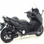 Komplette Auspuffanlage Yamaha TMAX 530 12-16 Giannelli Black line Aluminium 73790B6K